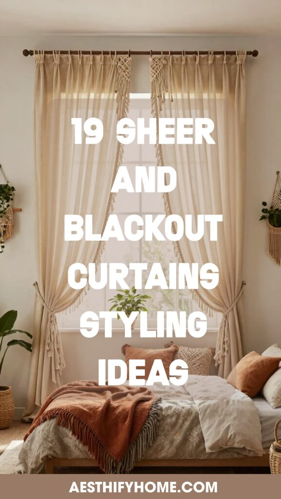 Best Curtain Ideas for Bedroom Decoration