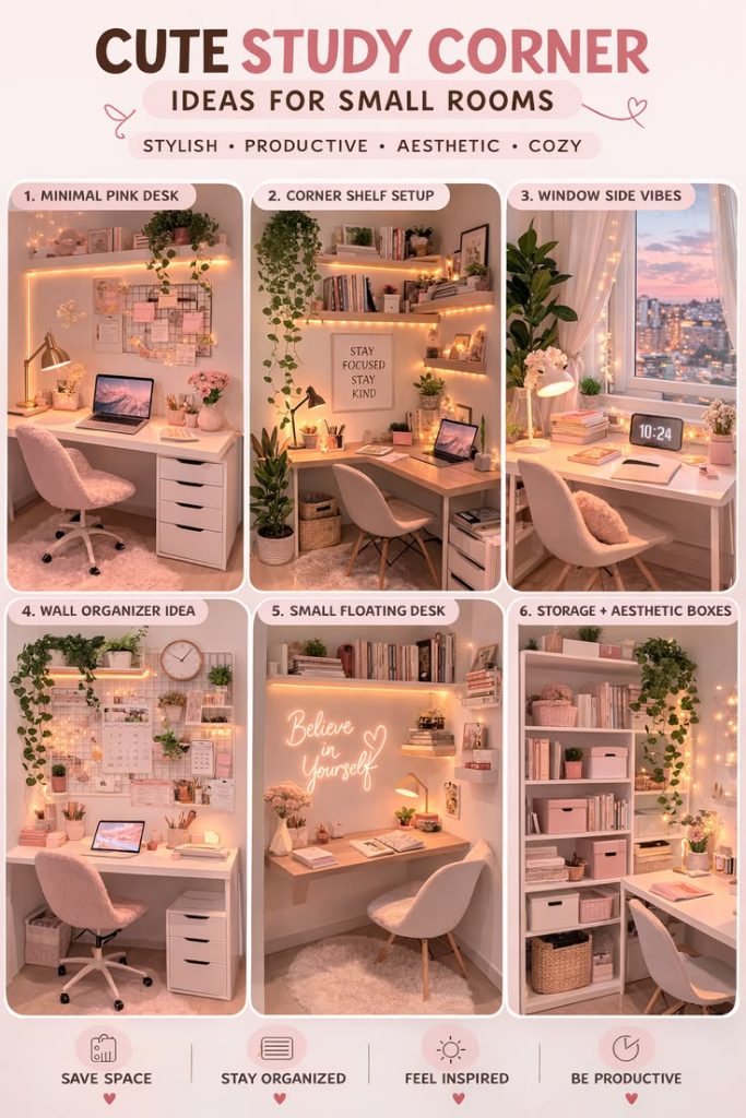 Cute Desk Setup Ideas for Students