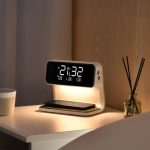 Wireless Charging Desk Clock